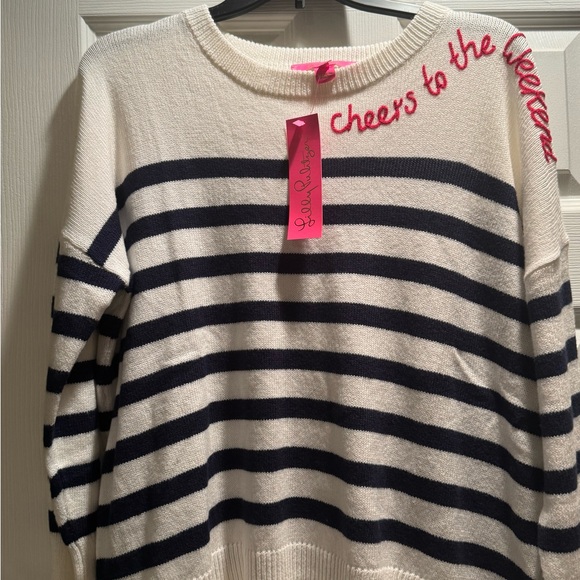 Lily Pulitzer “Ceres to the Weekend “ sweater size large. Brand new with tags - Picture 3 of 3